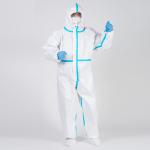 Breathable Medical Protective Clothing Microporous Coverall Dust Proof