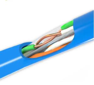 Quality OEM 1000MHz Cat7A Ethernet Cable 4 Pairs Low Crosstalk FTP Cat 7A wholesale