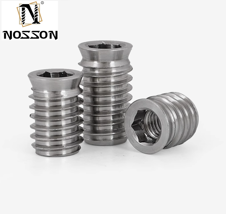 Hexagon Socket Wood Insert Nut Made Of Stainless Steel 201/304/316 For Durable