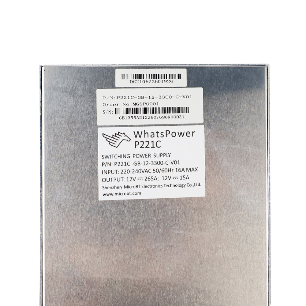 P221c P222c Ups Universal Asic Miner Power Supply P20 P21 3300 Watte