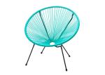 High Density Weaving Garden Rattan Chair , Stackable Rattan Patio Chairs