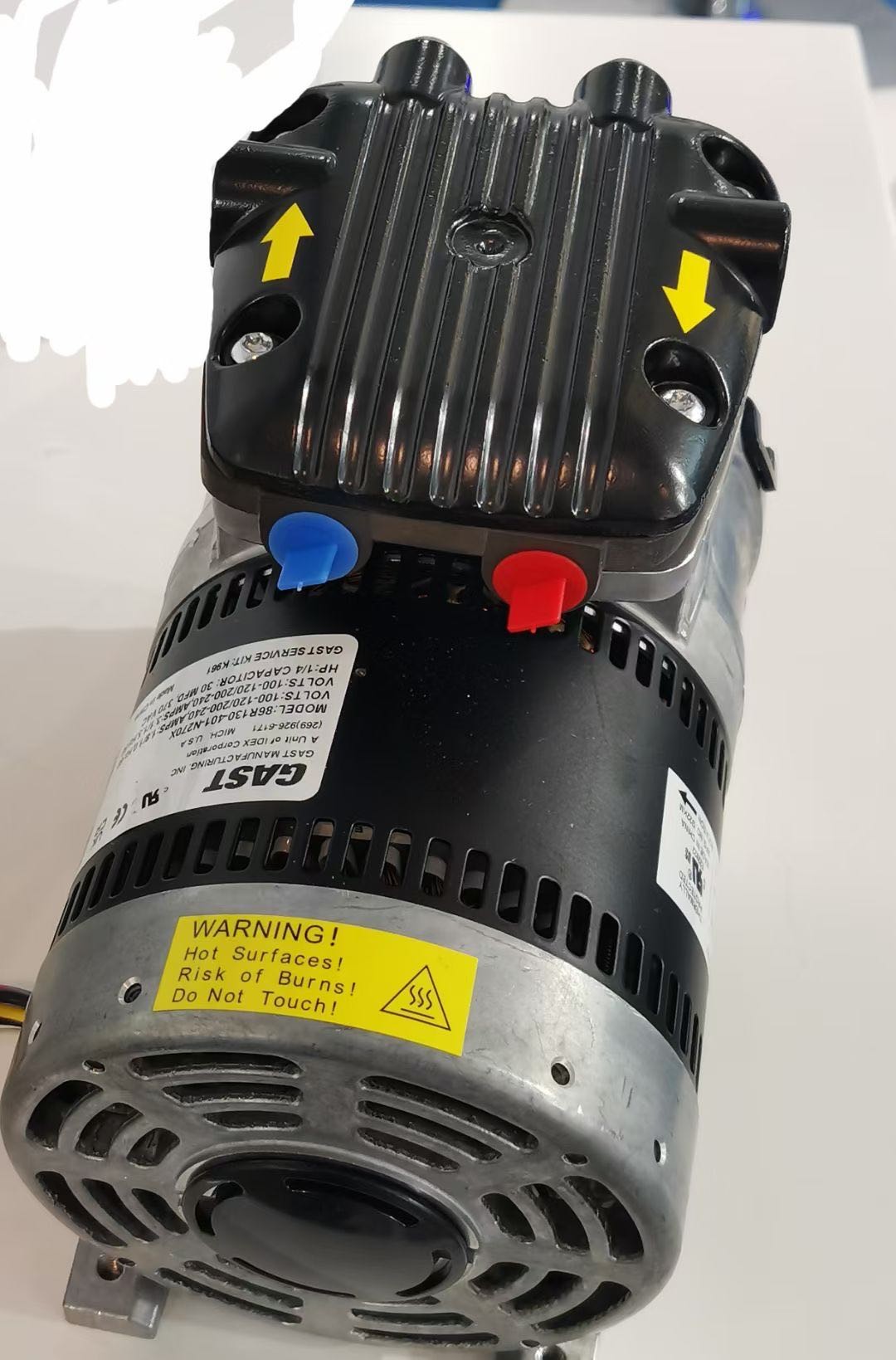 GAST Laboratory Oil-free Compressor Model XR555-P40-N472NX