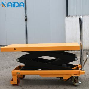 Quality Heavy Duty Hydraulic Table Lifter 105 Kg Service Weight 950 Mm Lifting Height Foot Pedal Operation wholesale