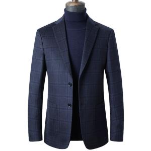 Quality Men's Nonwoven Office Wear Customized Logo Slim Fit Black Wedding Suit Blazer Jacket wholesale