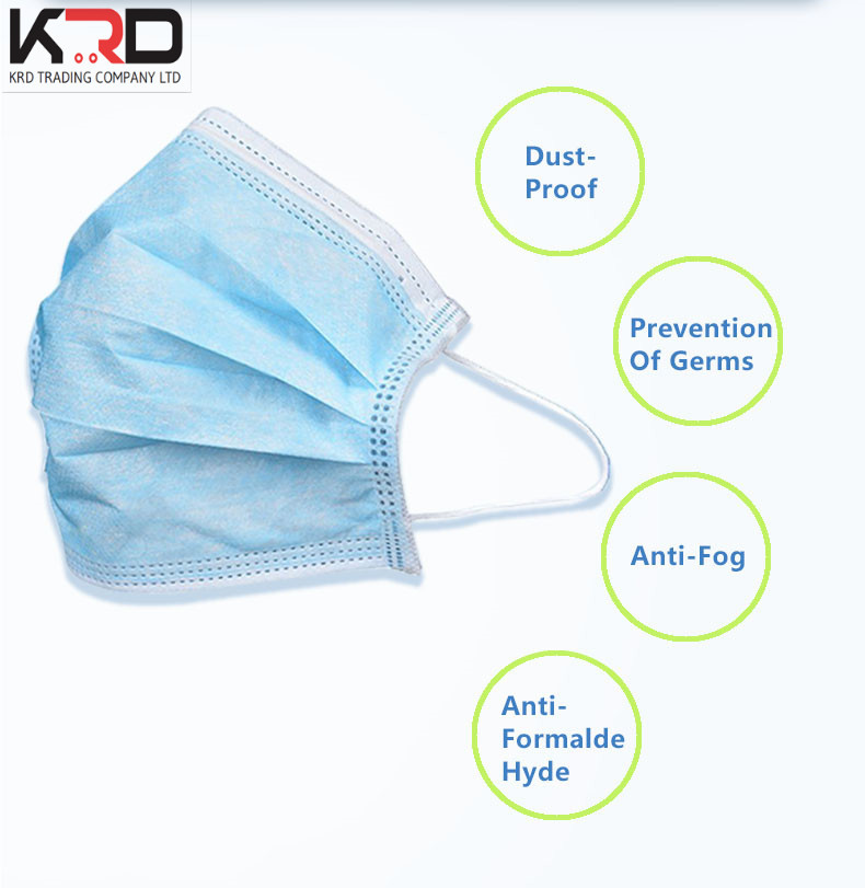 In Stock Disposable Mask 3 Layer EarLoops N95 KN95 Protection Personal Health Mouth Face Mask Mouth Masks Safety