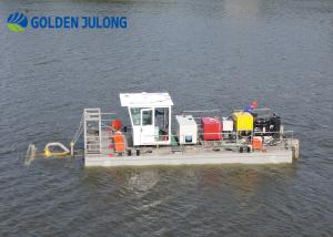 Quality Hydraulic Auger Head Suction Self Propelled Dredge For Shallow Dredging wholesale
