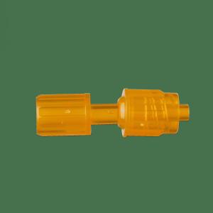Quality OD4.0mm Plastic Medical Components Rotating Male Luer Lock Connector Long Type wholesale