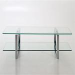 Aluminium Glass Bathroom Shelves Wall Mounted 2 Tier Glass Shower Shelf