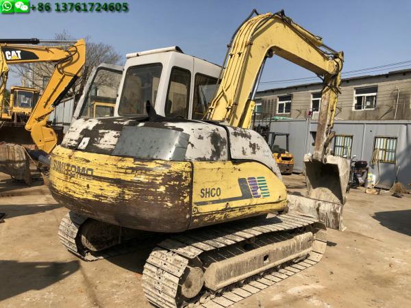 Original Color Used Crawler Excavator Sumitomo Sh60 Small Excavator 6 Ton