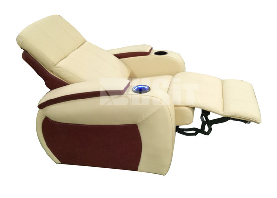 SGS Soft Foam On CIFF VIP Recliner Movie Seating Chair