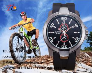 Quality WHOLESALE SILICONE STRAP ALLOY CASE QUARTZ WATCHES MEN WATCH wholesale