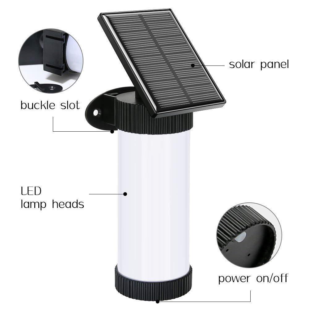 Solar Wall Lights Flickering Flames 102 LED Outdoor Decor Night Light