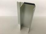 Silver White Sand Blasting Aluminum Window Profiles High Structural Stability