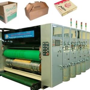 Quality 5 Ply Cardboard Box Flexo Printer Slotter Die Cutter 1200x2600 wholesale