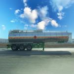 Fuwa Axle 13t Mechinical Suspension Crude Oil Trailers For Sale