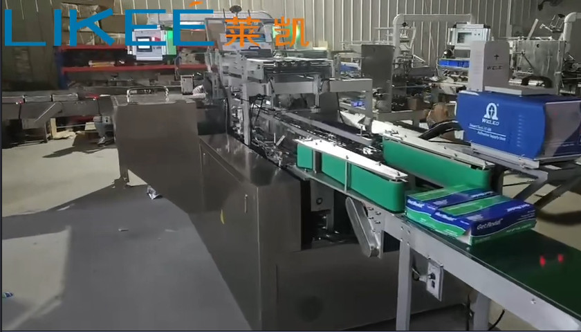 10-50 Boxes/min PLC Controlled Aluminum Foil Automatic Packing Machine For Carton Box