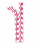 Dye Free Decorative Paper Drinking Straws CE Certificated No Polluting
