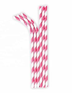 Quality Dye Free Decorative Paper Drinking Straws CE Certificated No Polluting wholesale