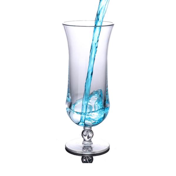 460ml Unbreakable Plastic Hurricane Glasses Juice Martini Plastic Cocktail