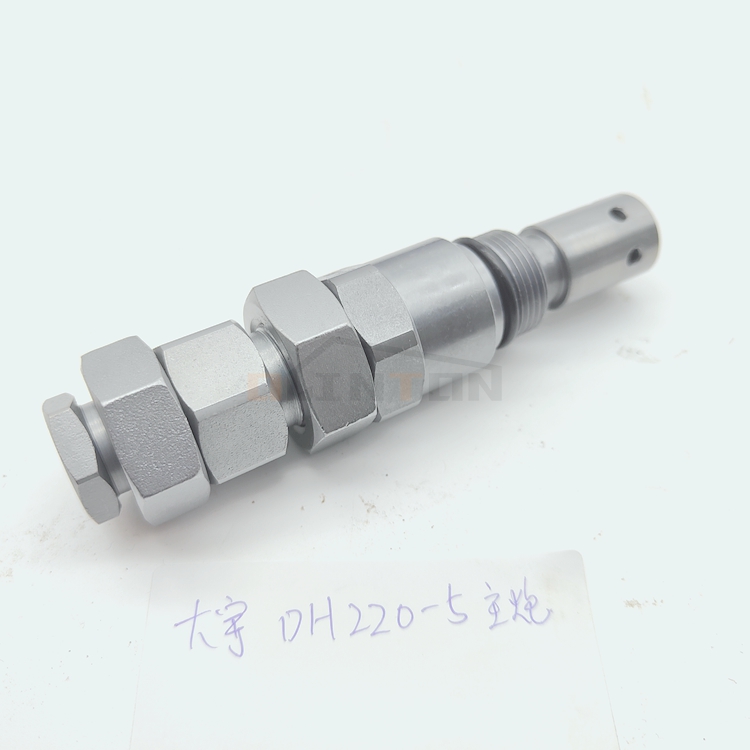 DH220-5 excavator main relief valve for Daewoo 2420-1225 replacement valve assembly