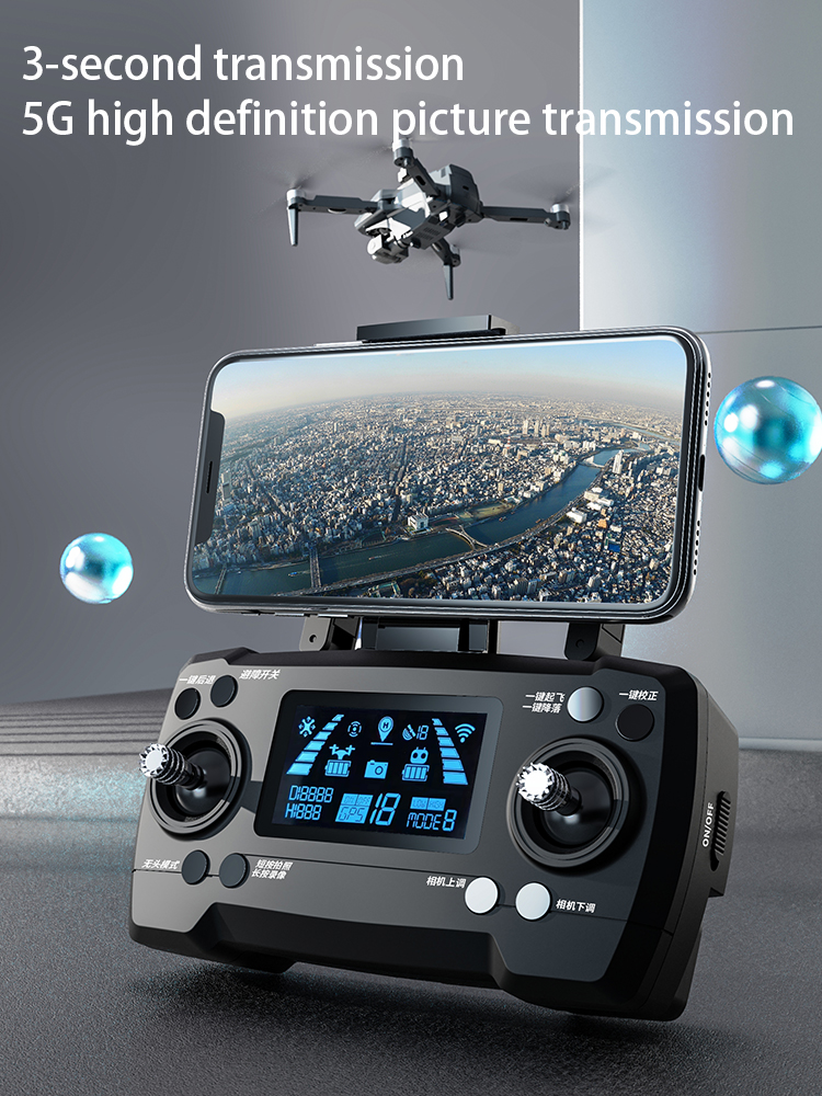 Ck19 Gps Rc Drone With Camera 360 Degree Obstacle Avoidance Drone Foldable Kids Beginner Flying Toy Mini Drone