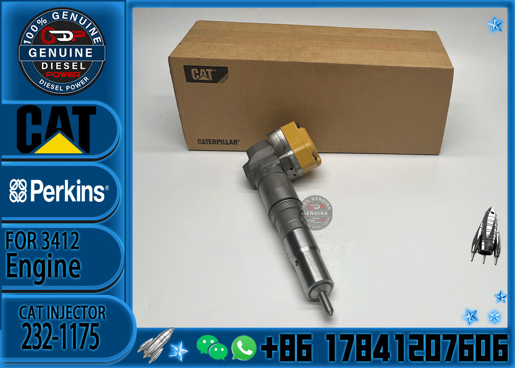 Fuel Injector 174-7526 232-1183 232-1171 232-1175 20R0758 232-1173 232-1168 174-7528 for Caterpillar 3412E 3408E Engine