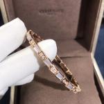 Elegant i 18k Gold Serpenti Viper Bracelet White MOP Natural Diamonds Real Gold
