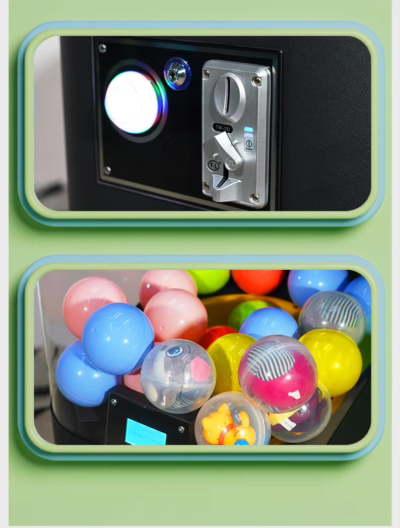 Factory Direct Best Selling Coin Operated Magic Box Gacha Vending Machine Automatic Capsule Machine Vending Toy Capsule