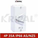 35A IP66 4P Waterproof Isolating Switch Outdoor Australian standard