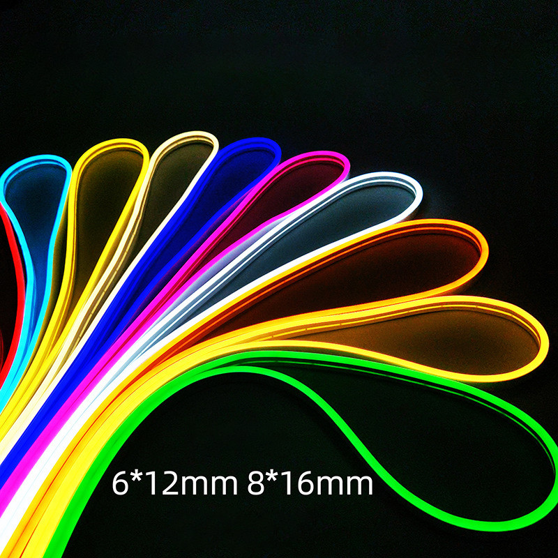 Colorful Flexible Silicone LED Strip , Waterproof LED Neon Tube For Billboard