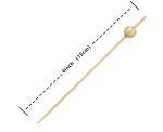 Eco Friendly Cocktail Disposable Bamboo Food Picks Toothpicks 6 Inch For Food