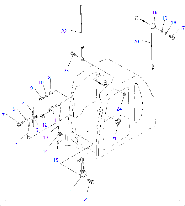 20Y-54-39502 20Y5439502 Wiper Excavator Spare Parts For KOMATSU PC100 PC100L PC120