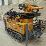 Europe 150m Deep Mini Crawler Mounted Water Well Drilling Rig Machine