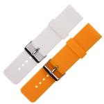 Wide 26mm 28mm Mens Rubber Watch Bands Flexible Silicone Waterproof