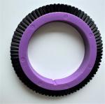 Stentex Brand Stenter Machine Parts Brush Wheel Black Nylon Hair Plastic