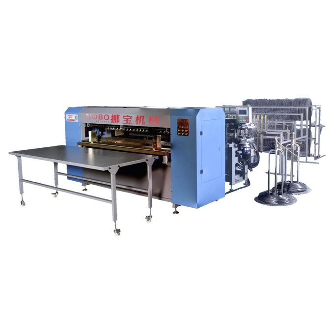150-200 Units Per 8 Hours Mattress Conjoined Coiling Machine with Spring Height 150mm -180mm