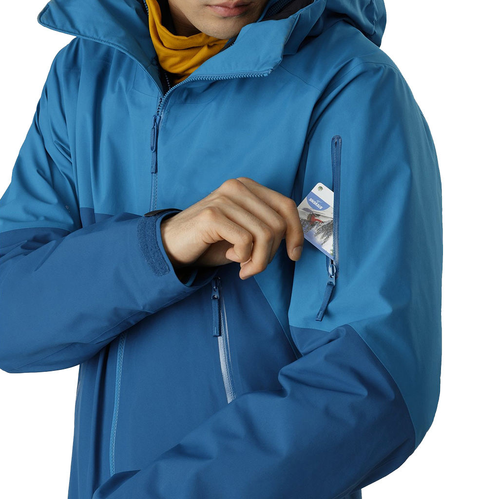 Waterproof Outer Wear Apparel Mountain Sports Hiking Jacket With Full Pockets
