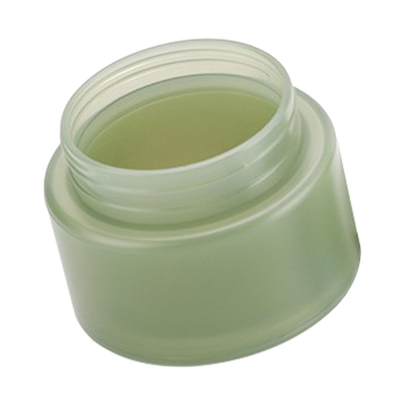 Matcha Green Cosmetic Glass Jars 15g Glass Containers For Skin Care Products