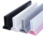 High Quality Silicone Shower Threshold Water Barrier Bathroom Water Stopper