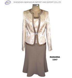 Quality ladies designer skirt suits wedding suit wholesale