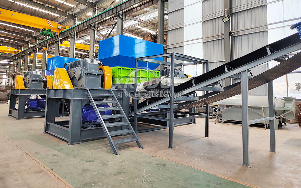 Large Capacity Metal Shredder Multi Crusher Metal Recycling Shredder