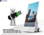 IP65 43inch Battery Powered Digital Signage Outdoor Digital Poster
