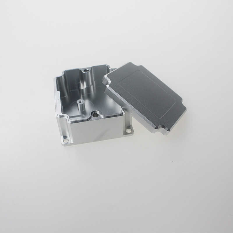 Precision Machining Industrial CNC Electronics Enclosure With Sand Blast Anodizing Silver