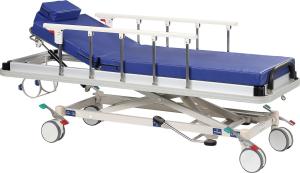 Quality Hospital Hydraulicpatient Stretcher Trolley , Shock Proof Patient Transport Trolley wholesale
