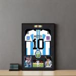 Post-modern Style Ronaldo Collection 3D Wall Art Mounted Football Jersey Photo