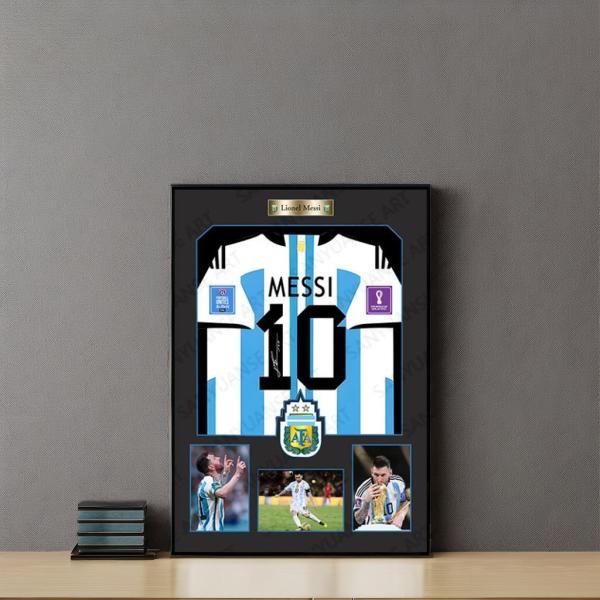 Post-modern Style Ronaldo Collection 3D Wall Art Mounted Football Jersey Photo