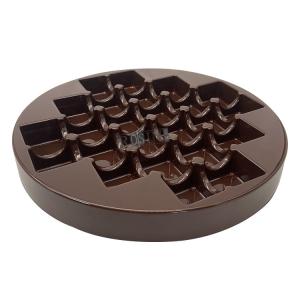 Quality Round 24 Cavity Plastic Chocolate Packaging Customizable Plastic Chocolate Tray wholesale