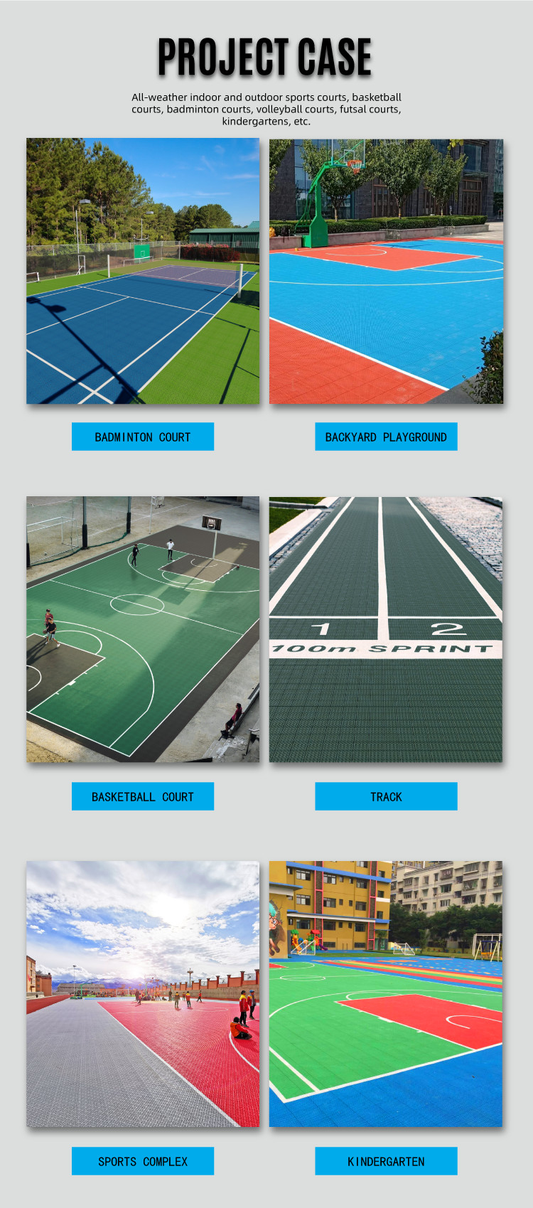 5mm Thickness Outdoor Sports Surfaces Silicon Pu Sport Badminton Court