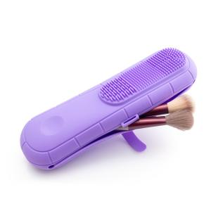 Quality Durable Tasteless Silicone Cosmetic Purse , Tasteless Makeup Brush Holder Silicone wholesale