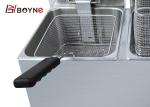 Fried Chicken Fryer Double Oil Tank Heavy Duty Restaurant Equipments